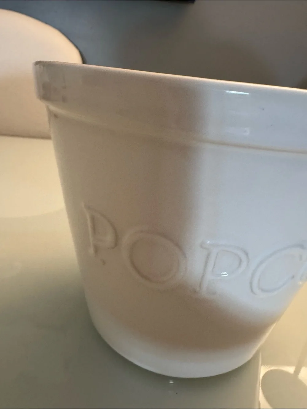 Crate & Barrel Popcorn Bowl